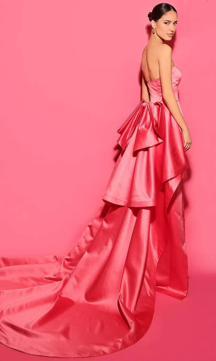 Weitese Dress Mermaid Sweetheart Neck Spaghetti Straps Sleeveless Rose Prom Party Dress Evening Formal Gown Cocktail Dress with Train