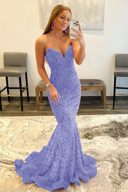 Sweetheart Mermaid floor-length Prom Dress