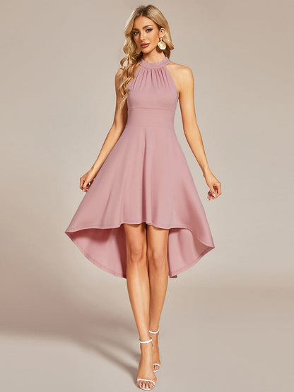 Weitese Halterneck Fashion Knee-Length A-Line Bridesmaid Dresses