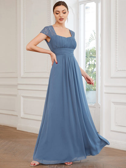 Weitese Chiffon Ruched Sweetheart A-Line Bridesmaid Dress