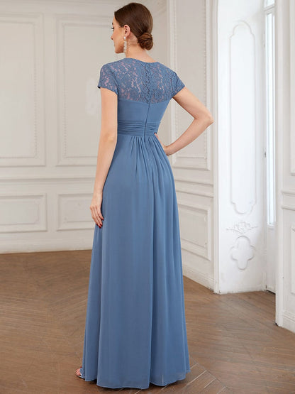 Weitese Chiffon Ruched Sweetheart A-Line Bridesmaid Dress