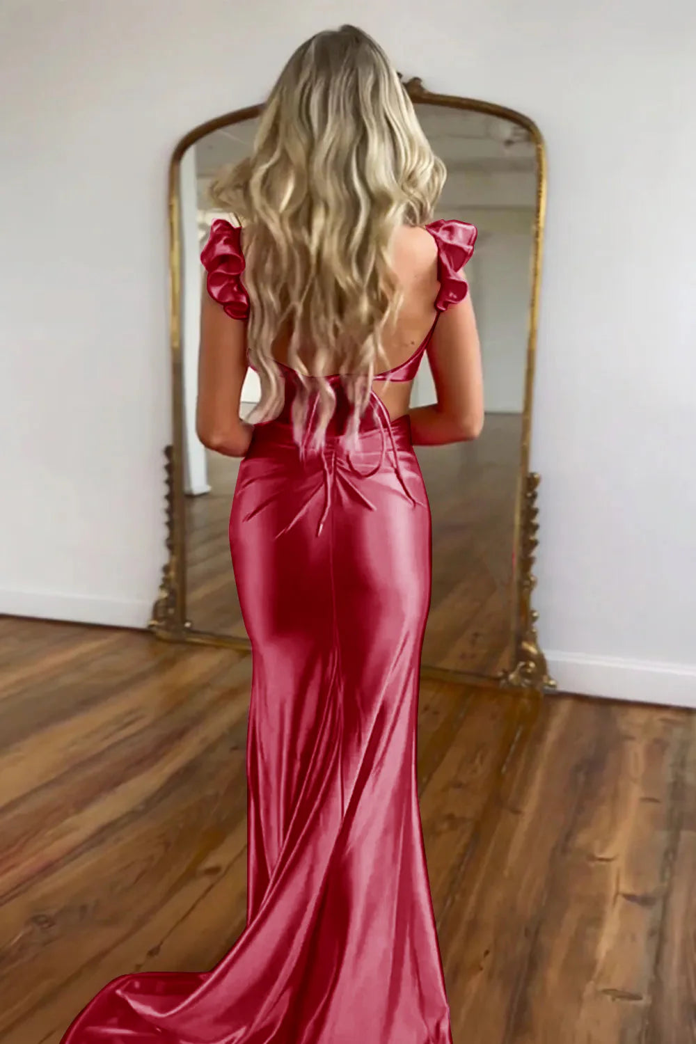 Mermaid Sweetheart Hollow Out Prom Dress