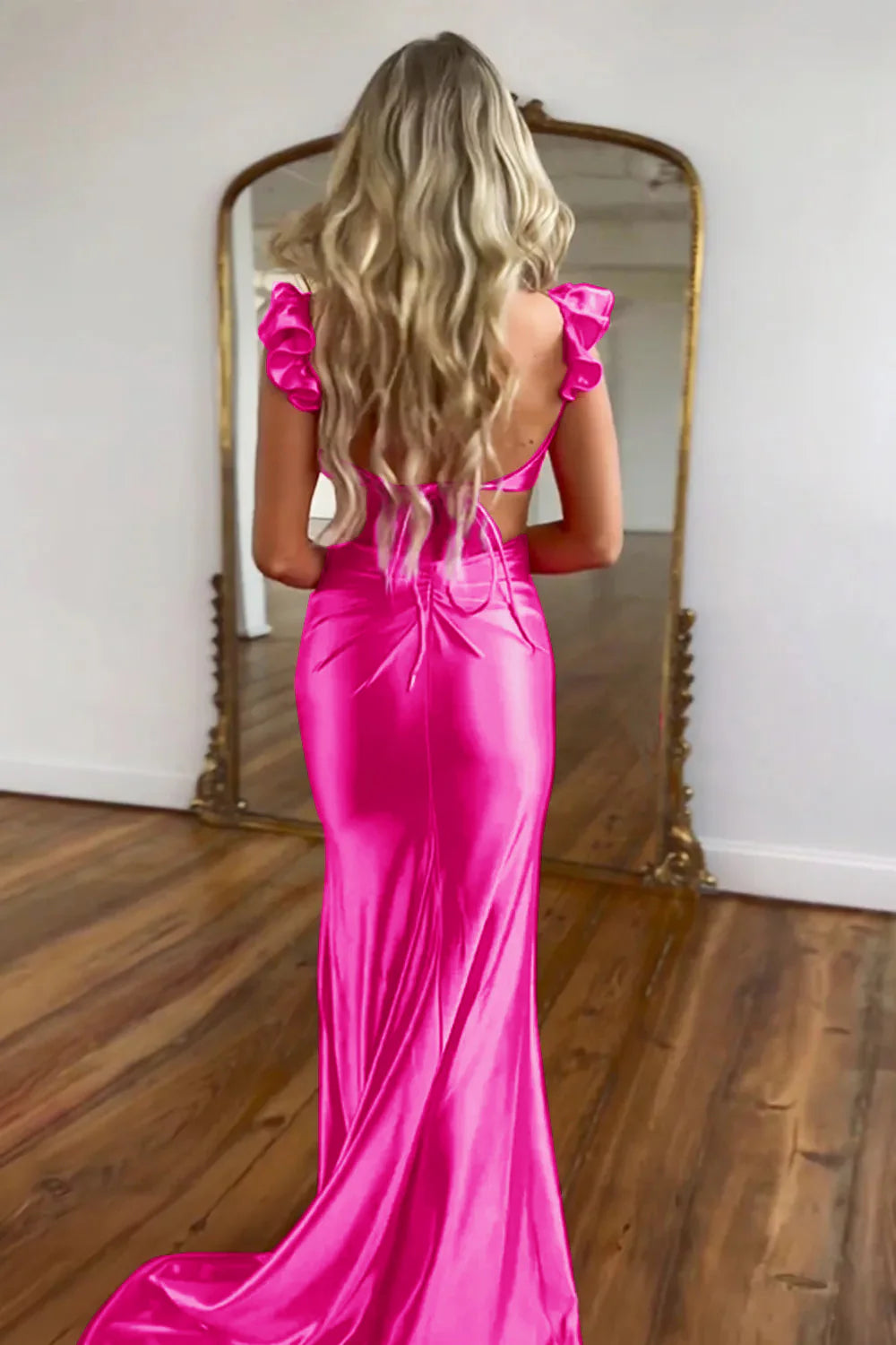 Mermaid Sweetheart Hollow Out Prom Dress