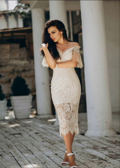 Romantic Evening Dress Gowns For Women Elegant Champagne Handmade Goddess Dress Bridesmaid Dress Prom Dress