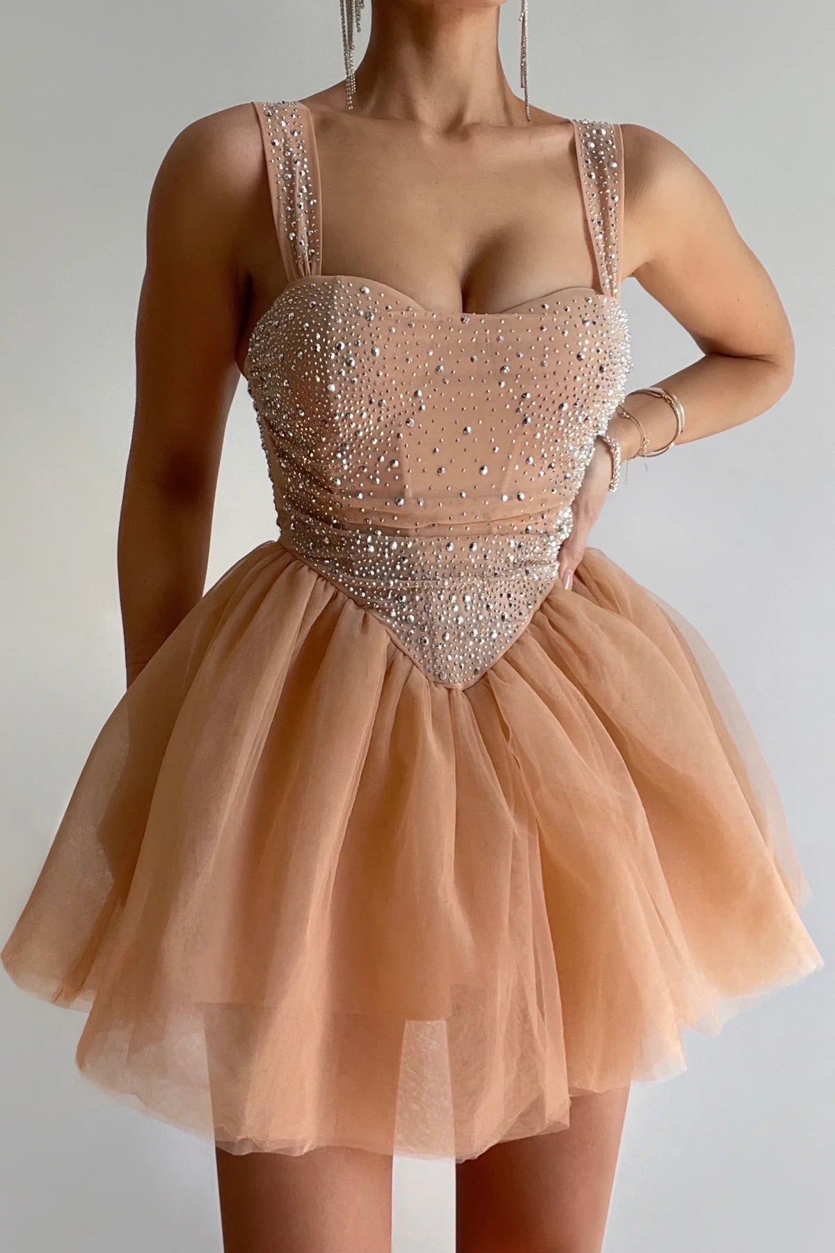 Sheath Off Shoulder Backless Wide Straps Sleeveless Short Homecoming Dress