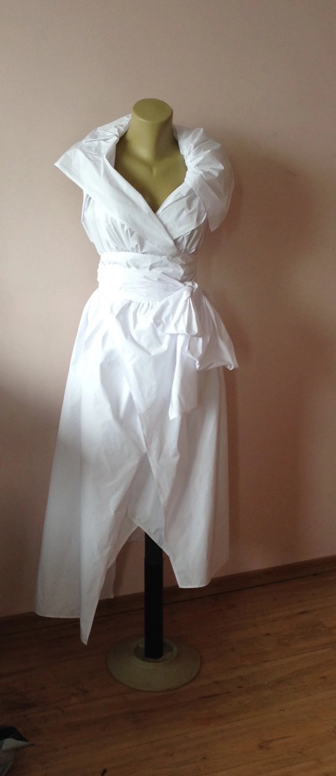 V Neck Backless A-line White cocktail Dress Vintage Bridesmaid Coctail Prom Dress