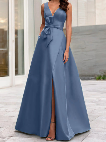 A-Line/Princess V-Neck Sleeveless Mother Of The Bride Dresses