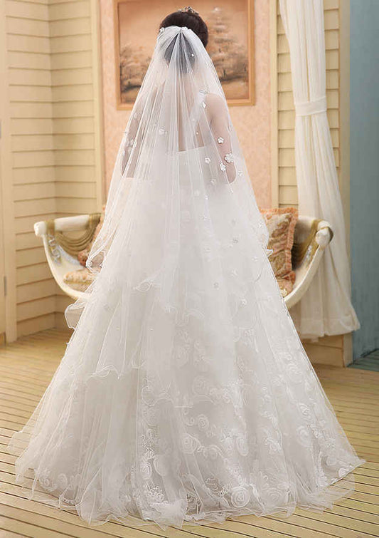 Tulle Two-tier Waltz Bridal Veils