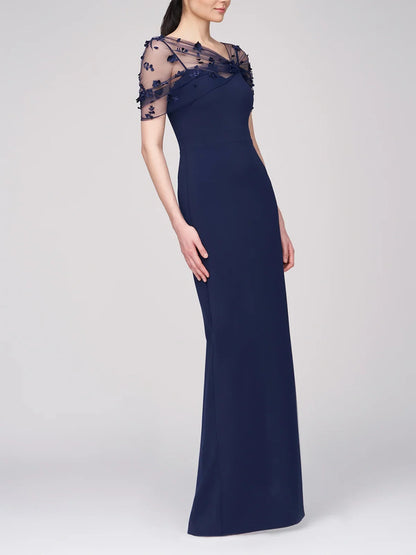 Sheath/Column Spaghetti Straps Sleeveless Floor-Length Mother Of The Bride Dress