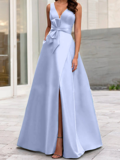 A-Line/Princess V-Neck Sleeveless Mother Of The Bride Dresses