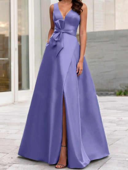 A-Line/Princess V-Neck Sleeveless Mother Of The Bride Dresses