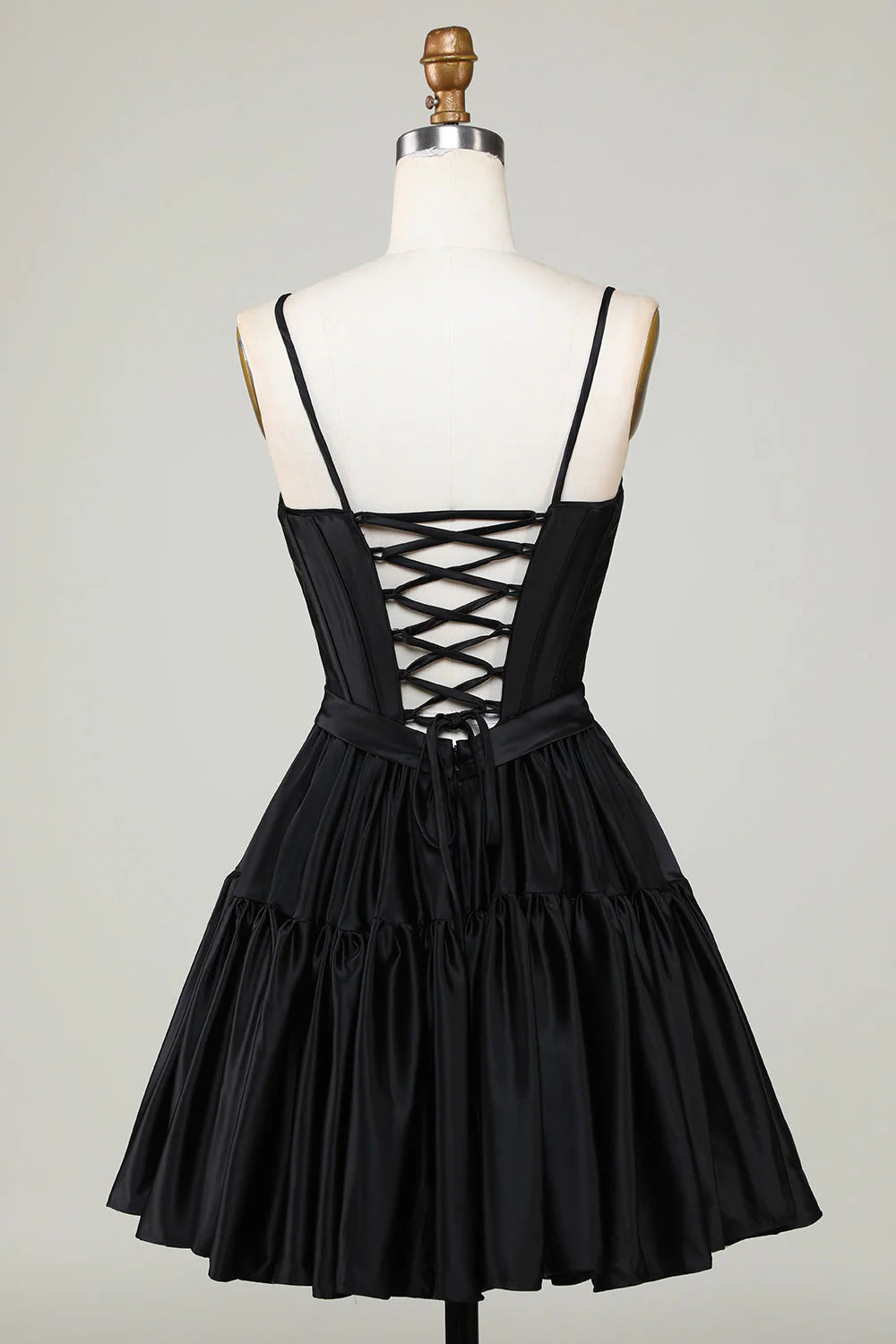 Trendy A-Line Spaghetti Straps Short Homecoming Dress