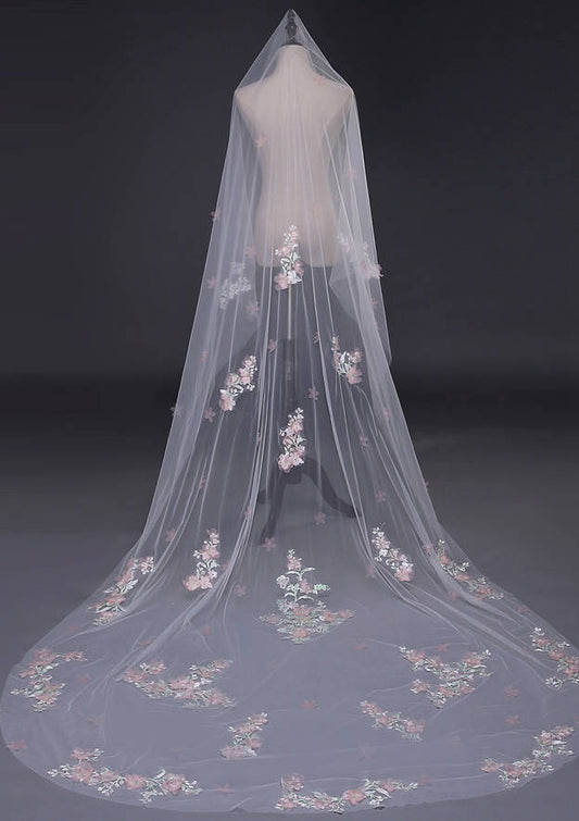 Tulle One-tier Cathedral Bridal Veils