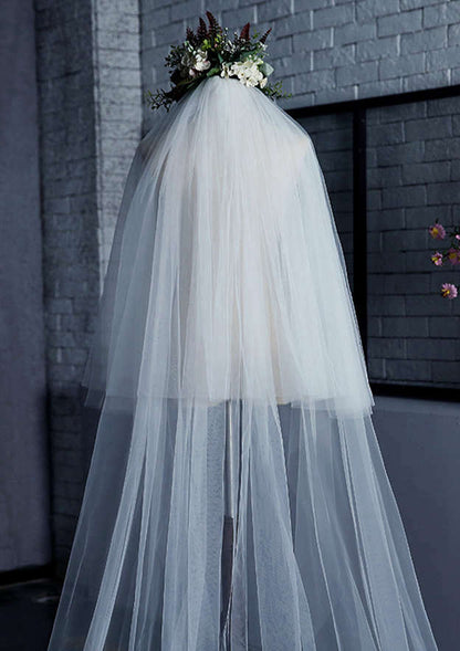 Two-tier Cathedral Bridal Veils